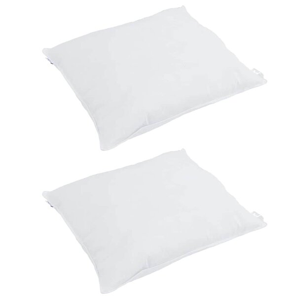 vidaXL Couette avec oreiller 3 Pièces Blanc Bas