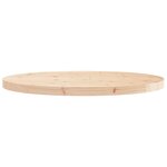 vidaXL Dessus de table rond Ø70x3 cm bois de pin massif