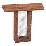 FLAMINGO Mangeoire à oiseaux et support Mimir 44x30x123 cm Naturel