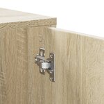 vidaXL Armoire d'angle chêne sonoma 160x40x45 cm bois d’ingénierie