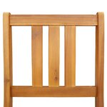 vidaXL Chaise de jardin 4 Pièces Marron 36 x 46 x 86cm