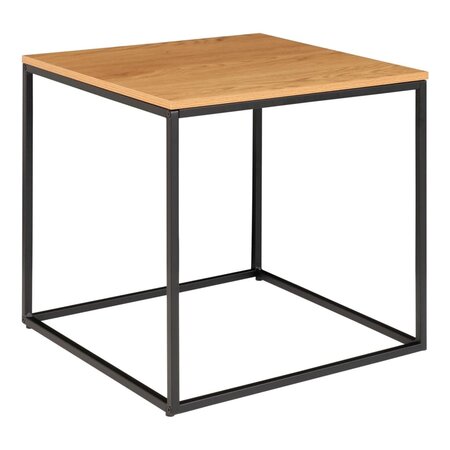House Nordic Table latérale Avery Chêne et noir