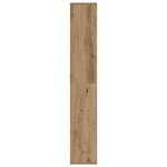 vidaXL Bibliothèque chêne artisanal 72x20x120 5 cm bois d'ingénierie