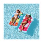 Matelas gonflable d'eau géant  ultra confort  pour piscine & plage - thé citron 185 x 100 cm