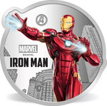 Pièce de monnaie en argent g 31.1 (1 oz) millésime marvel pamp iron man
