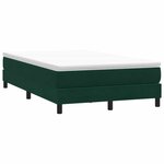 vidaXL Sommier à lattes de lit sans matelas vert foncé 120x220cm