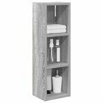 vidaXL Armoire murale de salle de bain Gris Sonoma 20 x 16 x 62 5 cm