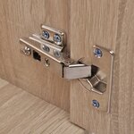 vidaXL Meubles de salle de bains trois pièces Beige