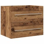 vidaXL Meuble de salle de bain vieux bois 60x38 5x48 cm