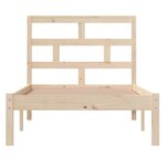 vidaXL Cadre de lit sans matelas bois massif