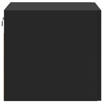 vidaXL Armoire murale noir 45x42 5x40 cm bois d'ingénierie