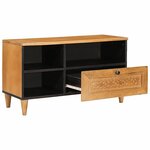 vidaXL Meuble TV Marron clair 80 x 33 x 46 cm bois de manguier massif