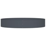 vidaXL Planteur Anthracite Anthracite Métal Grand Durable Planteur