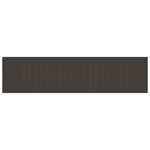 vidaXL Table de Jardin Marron 400 x 100 x 73 cm polyrotin