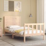 vidaXL Cadre de lit sans matelas 100x200 cm bois massif de pin