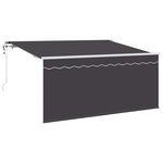vidaXL Auvent Rétractable Anthracite 300 x 200 cm