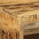 vidaXL Meubles TV muraux 2 Pièces bois de manguier massif brut