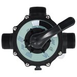 vidaXL Soupape  à multi-voies pour filtre à sable ABS 1 5" 6 voies