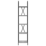 vidaXL Étagère Sonoma gris 40 x 30 x 183 cm Bois d'ingénierie