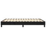 vidaXL Cadre de lit à ressorts noir 140x200 cm velours