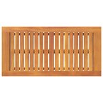 vidaXL Table basse Marron Bois d'acacia massif