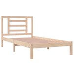 vidaXL Cadre de lit sans matelas 90x200 cm bois de pin massif