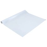 vidaXL Film de fenêtre statique dépoli blanc transparent 60x1000cm PVC