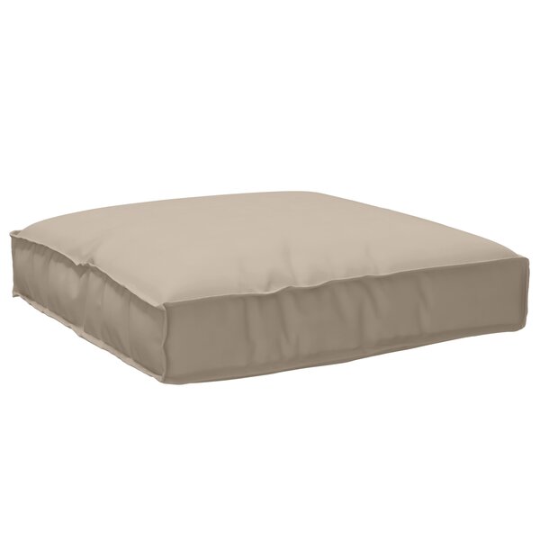 vidaXL Coussin pour assise de palette Taupe 80 x 80 x 12 cm