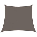 vidaXL Voile d'ombrage 160 g/m² Anthracite 4/5x4 m PEHD