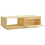 vidaXL Table basse 110x50x33 5 cm bois de pin massif