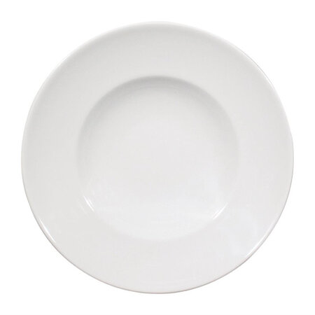 Assiette à pâtes napoli ø 230 mm - lot de 10 - saturnia -  - porcelaine