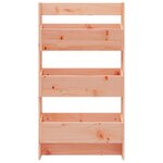 vidaXL Jardinière murale 3 niveaux 60x18 5x110 cm bois douglas massif