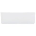 vidaXL Lavabo 40x30x13 cm Céramique Blanc