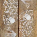 vidaXL Armoire lavabo de salle de bain bois massif de manguier