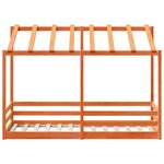 vidaXL Lit pour enfants sans matelas cire marron 75x190 cm pin massif