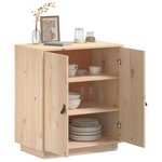 vidaXL Buffet 65 5x40x75 cm Bois massif de pin