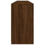 vidaXL Buffet avec lumières LED chêne marron 181 5x37x67 cm