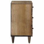 vidaXL Armoire de lit Marron 50 x 33 x 60 cm Bois de mangue massif