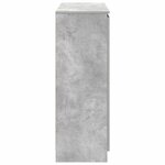 vidaXL Buffet avec tiroirs gris béton 100 5x35x98 5 cm bois ingénierie