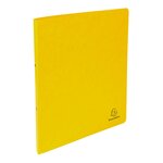 Classeur 2 Anneaux 15mm Carte Lustrée - A4 - Jaune - X 10 - Exacompta