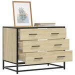 vidaXL Commode chêne sonoma 70x41x56 cm bois d'ingénierie