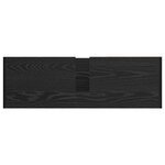 vidaXL Cabinet de Lavabo Chêne noir 90 x 29 x 55 cm Bois d'ingénierie