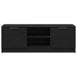vidaXL Meuble TV Noir 102 x 35 x 36 5 cm Bois d'ingénierie
