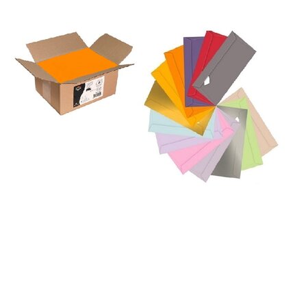 Enveloppe orange 110x220 - Lot de 500