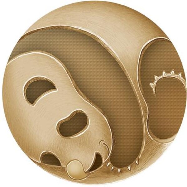 Pièce de monnaie en Cuivre - Zinc g 110 Millésime 2025 CHERRY BLOSSOM