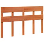 vidaXL Cadre de lit sans matelas cire marron 140x200cm bois pin massif