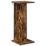 vidaXL Support de Plante 2 pièces Chêne fumé 25 x 25 5 x 60 5 cm