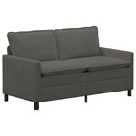vidaXL Canapé Gris foncé 156 x 81 x 87 5 cm Tissu
