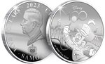 Pièce de monnaie en Argent 5 Dollars g 31.1 (1 oz) Millésime 2023 Disney 100 Magical Years MICKEY MOUSE