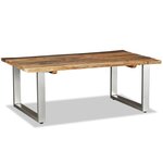 vidaXL Table basse Bois de récupération massif 100 x 60 x 38 cm